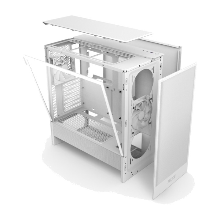 NZXT Semitower PC-kabinet med hærdet glas H5 FLOW 2024