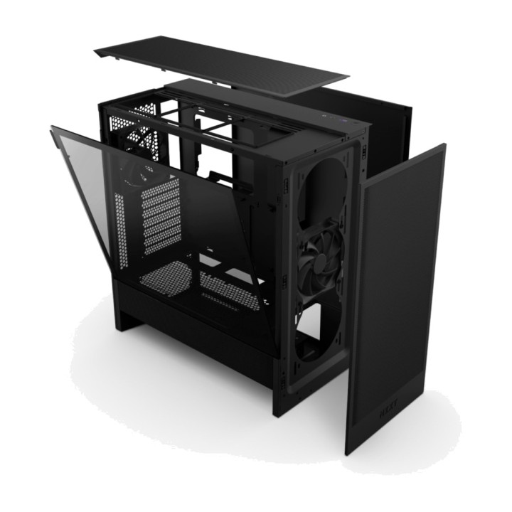 NZXT Caja de PC semitorre con cristal templado H5 FLOW 2024 100069460VAR