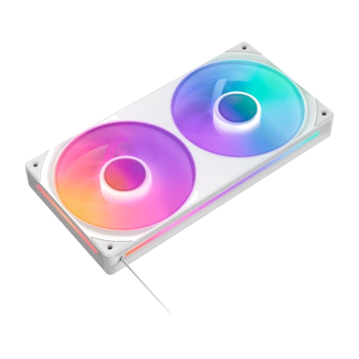 NZXT PC case fan kit with lighting F240-RGB CORE 2X120MM