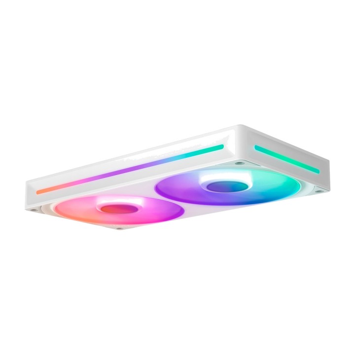 NZXT Kit de ventiladores de caja de PC con iluminación F240-RGB CORE 2X120MM 100066525VAR