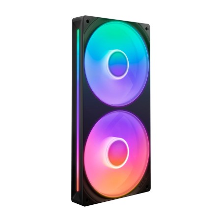 valaistu pc-kotelotuulettimien sarja f240-rgb core 2x120mm
