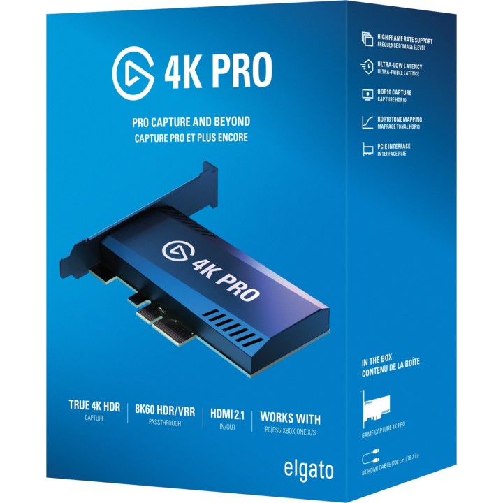 ELGATO Carte de capture vidéo interne PCIe GAME-CAPTURE 4K