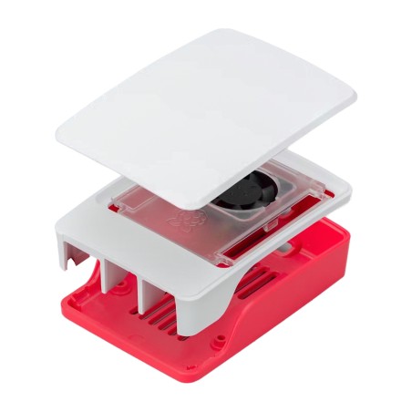 carcasa con ventilador para placa de desarrollo pi 5