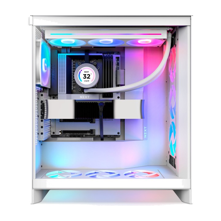 NZXT Θήκη PC semitower με σκληρυμένο γυαλί H7 FLOW-RGB 2024
