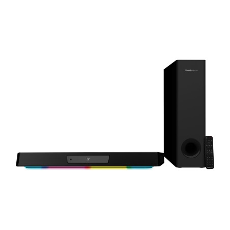 barra de sonido gaming con subwoofer sound blaster katana v2x