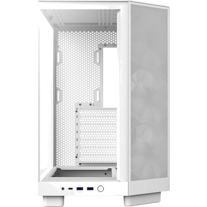 NZXT Caja de PC semitorre con cristal templado H6 FLOW-RGB 100001808VAR