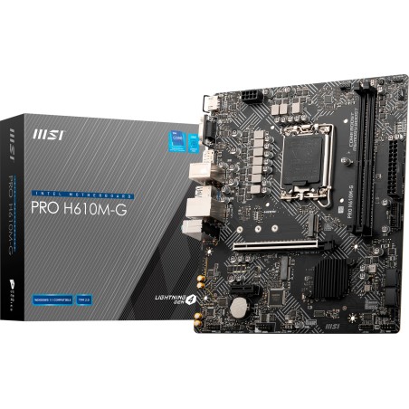 placa base micro atx pro h610m-g lga1700