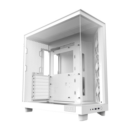 caja de pc semitorre con cristal templado h6 flow
