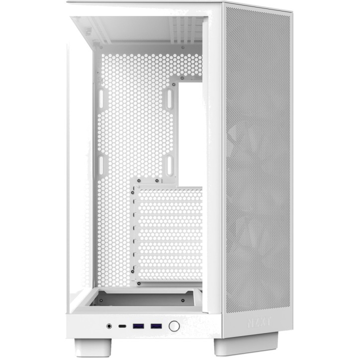 NZXT Caja de PC semitorre con cristal templado H6 FLOW 100001817VAR