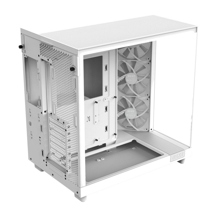 NZXT Caixa de PC semitorre amb vidre temperat H6 FLOW