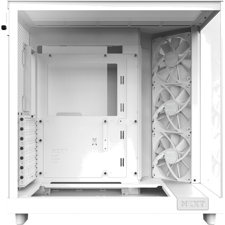 NZXT Carcasă PC semitower cu sticlă călită H6 FLOW