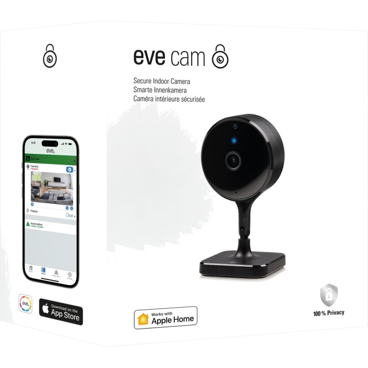EVE SYSTEMS Notranja WiFi nadzorna kamera CAM-HOMEKIT 1080P