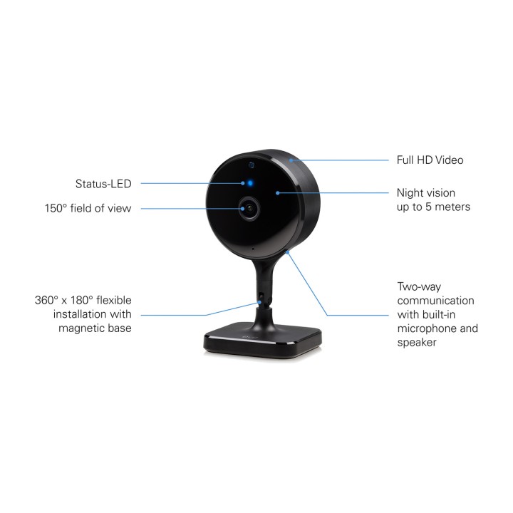 EVE SYSTEMS Notranja WiFi nadzorna kamera CAM-HOMEKIT 1080P