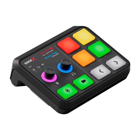 capturadora de vídeo e interfaz de audio streamer-x