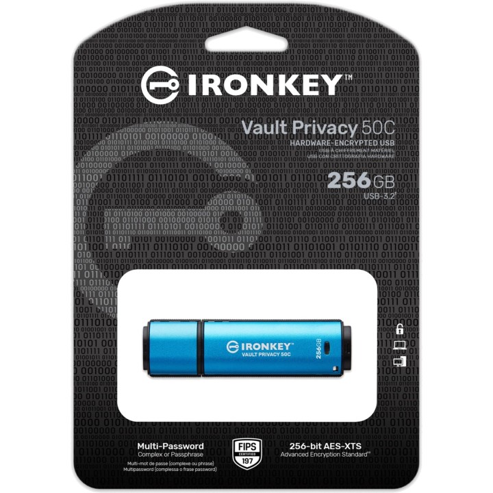 KINGSTON Memorie USB Type-C criptată hardware