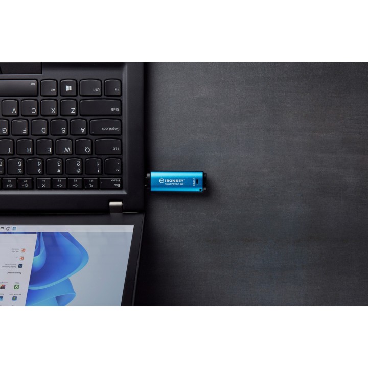 KINGSTON Memoria USB tipo C cifrada por hardware IRONKEY-VAULT-PRIVACY 50C 256GB AES-256 FIPS 197 1891363