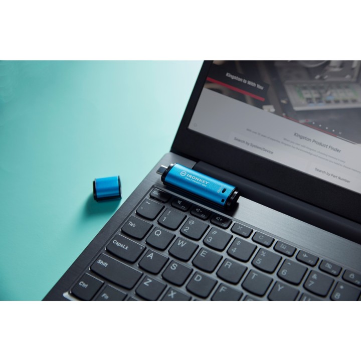 KINGSTON Strojno šifriran pomnilniški ključ USB tipa C