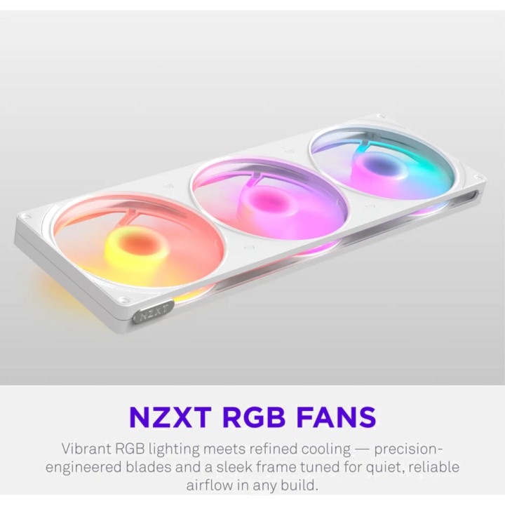 NZXT PC-kabinetventilatorsæt med belysning F420-RGB 3X140MM