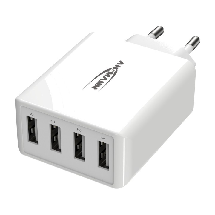 ANSMANN Chargeur mural USB à 4 ports HC430 5V 1847003VAR