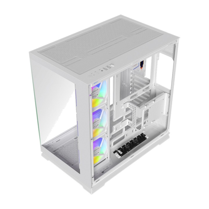 KRUX Semi-toren PC-kast met getemperd glas ATRON-ATX
