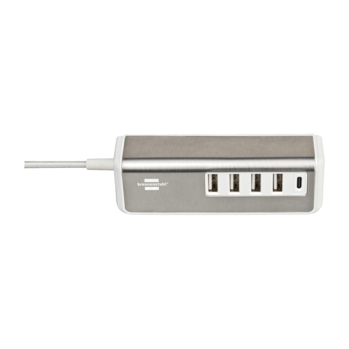 BRENNENSTUHL USB-Ladestation für den Schreibtisch 5-PUERTOS