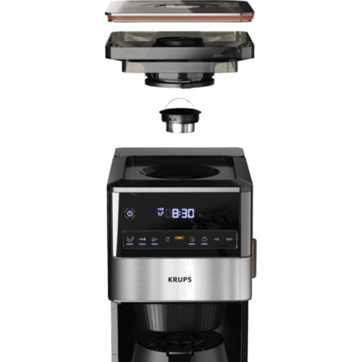 KRUPS Macchina da caffè filtro con macinacaffè GRIND-AROMA