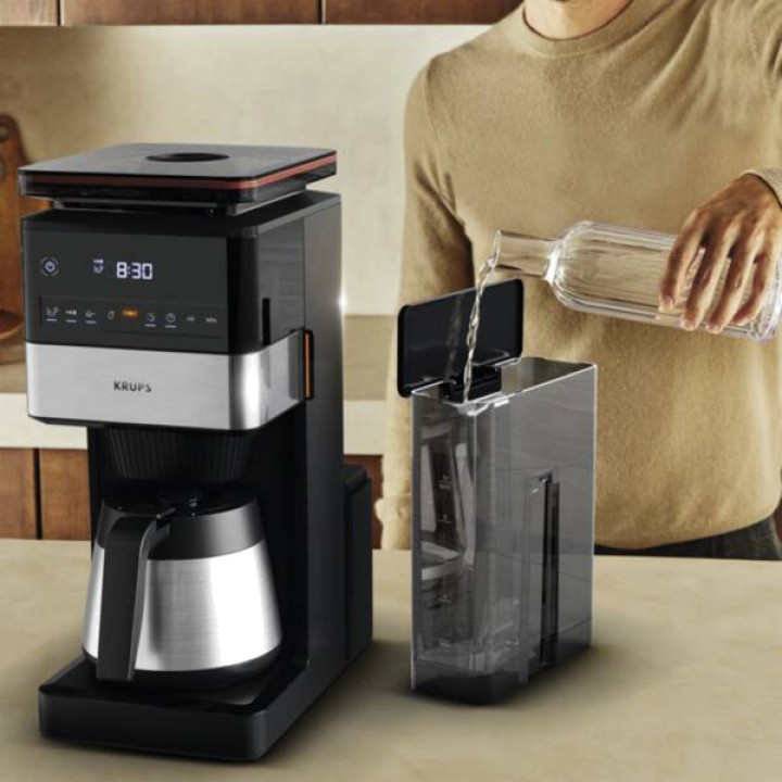 KRUPS Macchina da caffè filtro con macinacaffè GRIND-AROMA