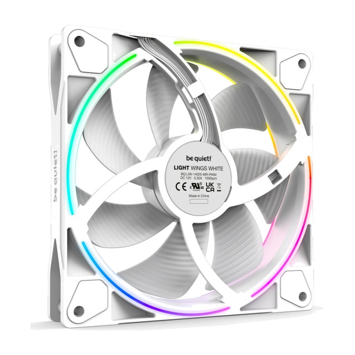 BE QUIET Ventilateur de boîtier PC LIGHT WINGS 140MM PWM 3