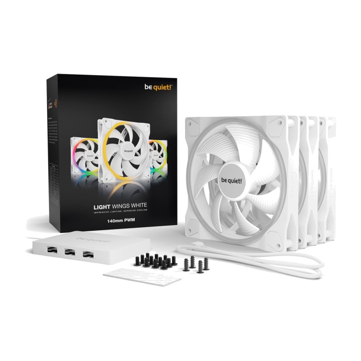 BE QUIET Ventilator pentru carcasa PC-ului LIGHT WINGS 140MM