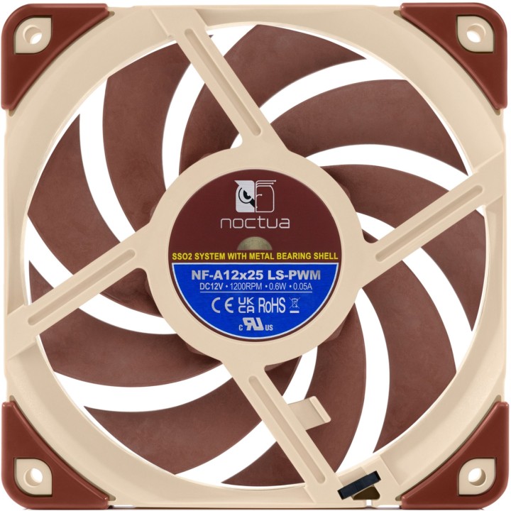 NOCTUA PC-Gehäuselüfter NF-A12X25 LS-PWM 120MM 1759407