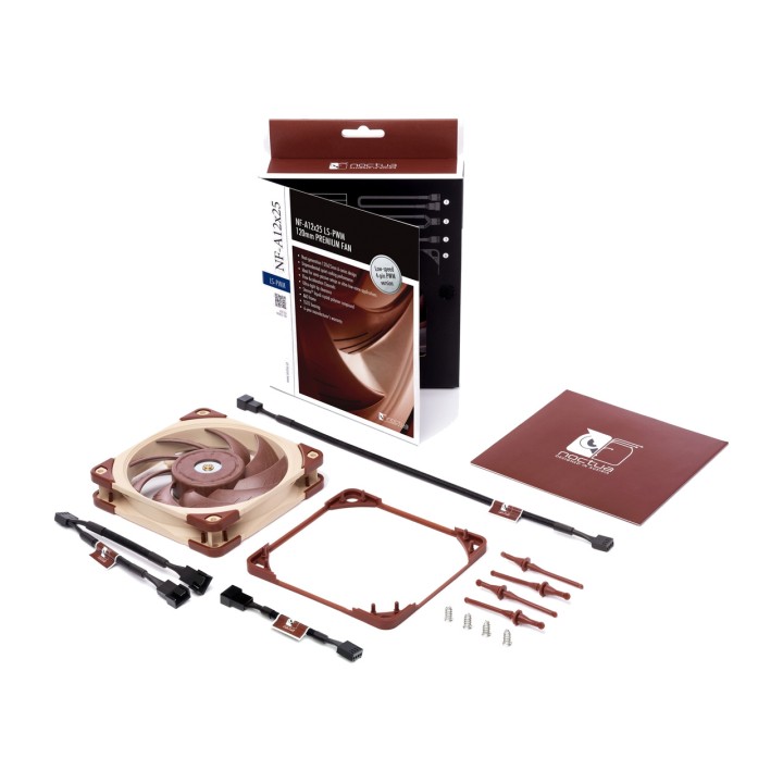 NOCTUA Wentylator do obudowy komputera PC NF-A12X25 LS-PWM