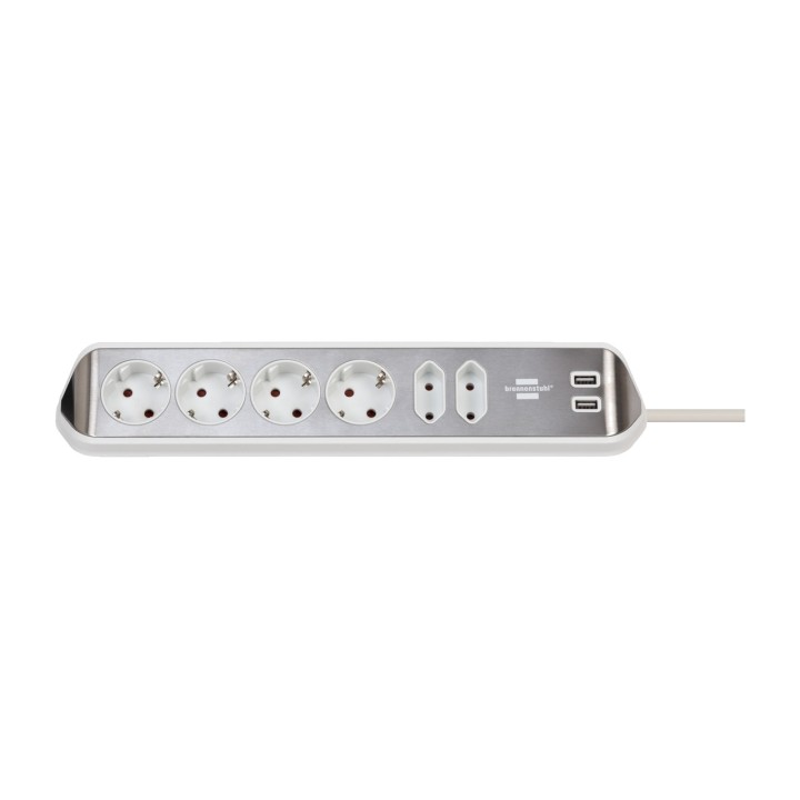 BRENNENSTUHL Extensão elétrica de canto ESTILO-ECK 6-TOMAS