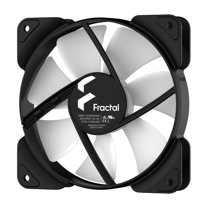 FRACTAL DESIGN Ventola per case PC ASPECT-12-RGB 120MM PWM 3