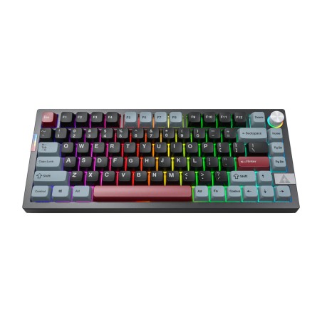 teclat mecànic gaming sense fil mkey pro 75%-qwertz-gateron yellow