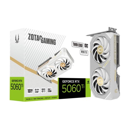 tarjeta gráfica geforce-rtx 5060 ti-twin edge oc white edition 16gb gddr7