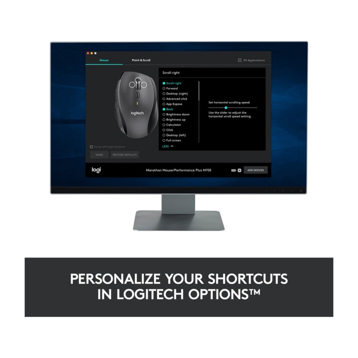 LOGITECH Ratón inalámbrico MARATHON M705 910-001949 1298014
