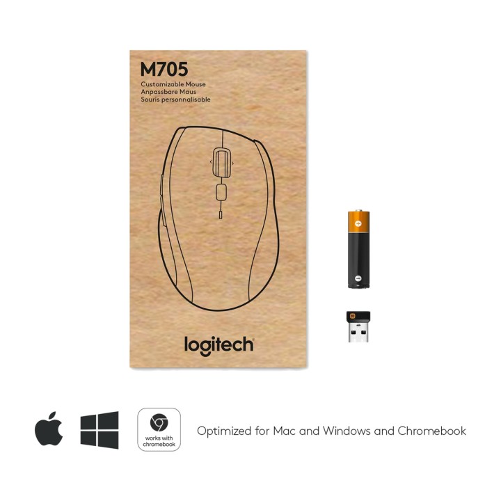 LOGITECH Trådløs mus MARATHON M705 910-001949 1298014