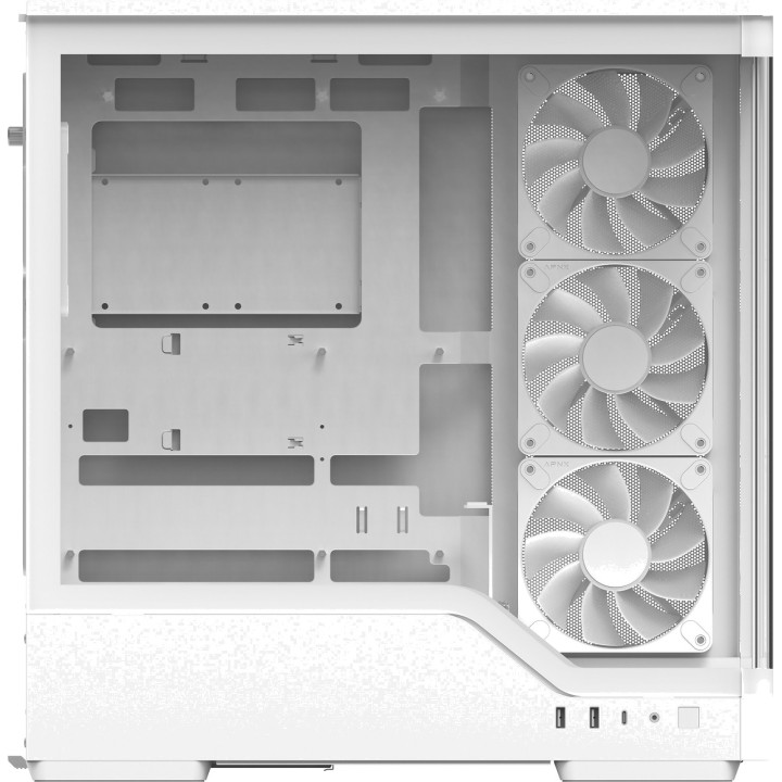 AEROCOOL Semitower PC-kabinet med hærdet glas P500A