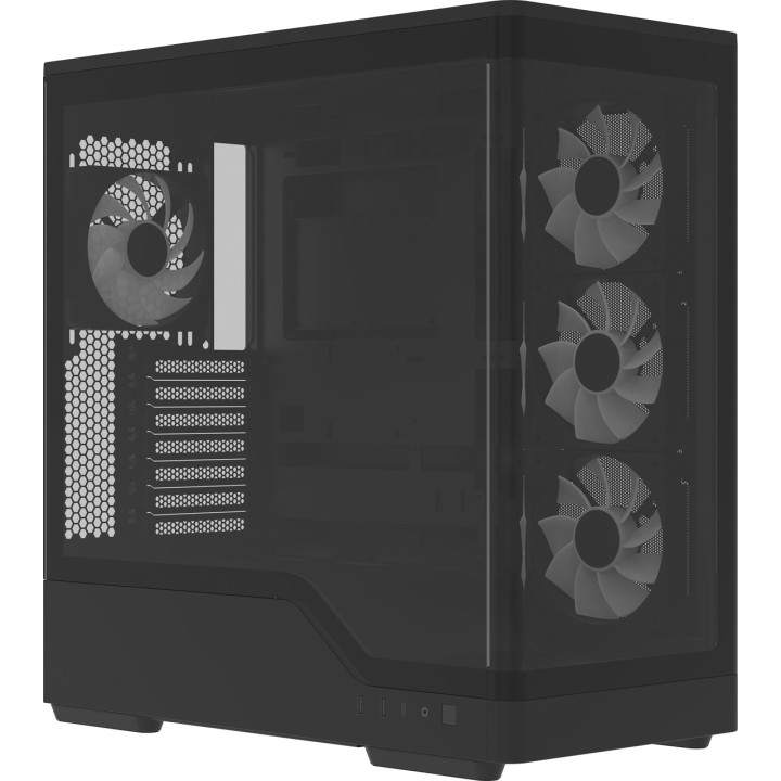 AEROCOOL Caja de PC semitorre con cristal templado P500A 100145089VAR