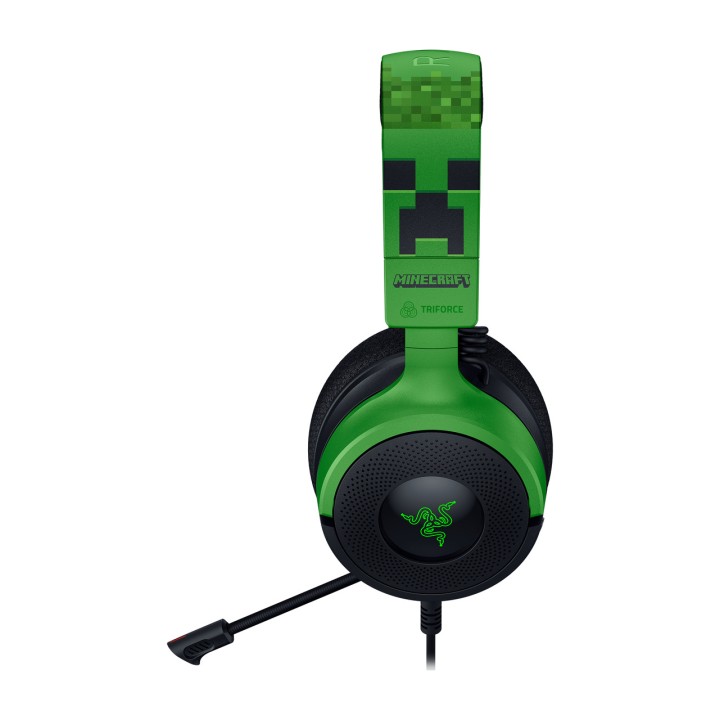 RAZER Gaming-hovedtelefoner med kabel KRAKEN V4 X MINECRAFT