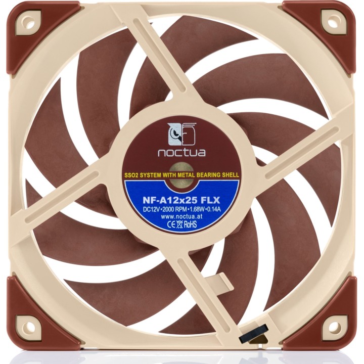 NOCTUA Ventilátor do počítačové skříně NF-A12X25 FLX 120MM