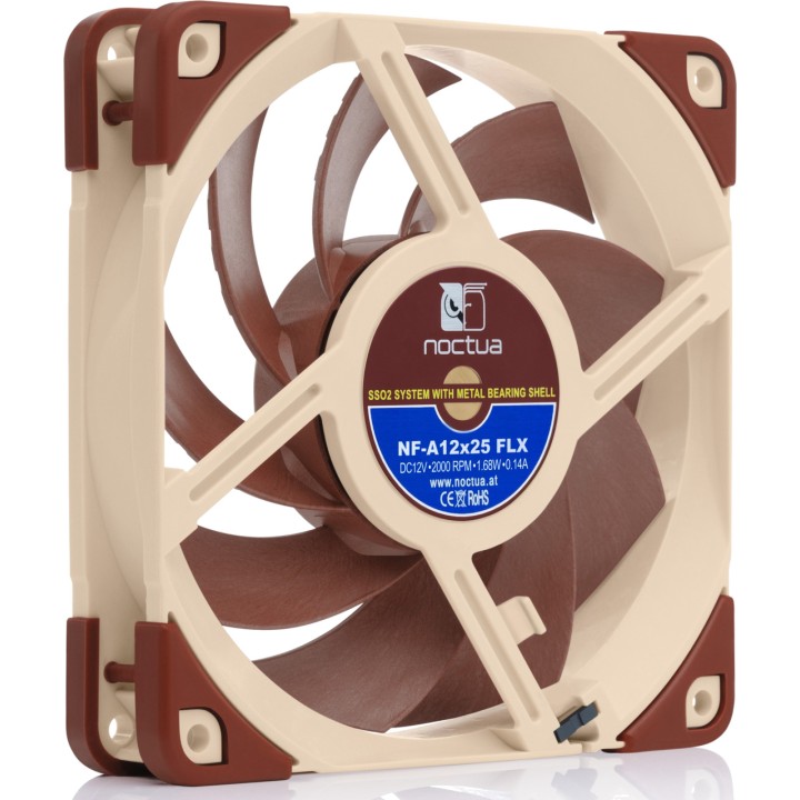 NOCTUA Ventilador de caja de PC NF-A12X25 FLX 120MM 1452327