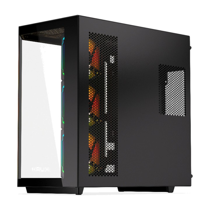 KRUX Boîtier PC moyen tour avec verre trempé