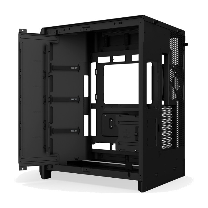 NZXT Skriňa PC semitower s temperovaným sklom H9 FLOW RGB+