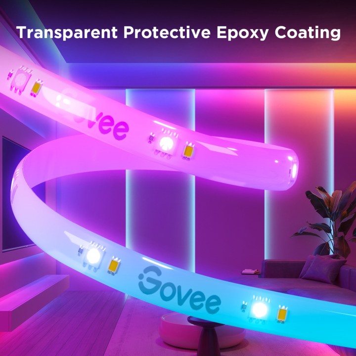 GOVEE Slimme wifi-ledlichtstrip STRIP LIGHT S-RGBICW 10M