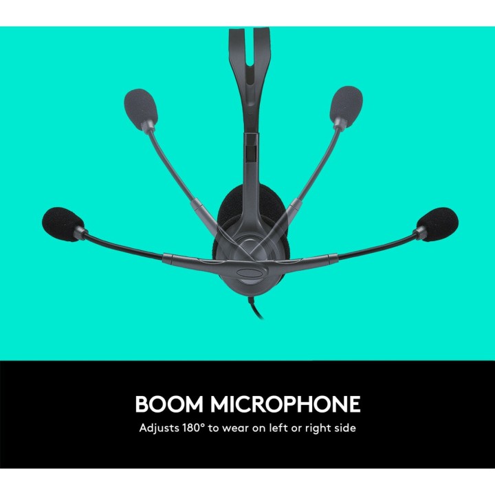 LOGITECH Auriculares con micrófono para oficina H111-JACK 3,5MM 1215549