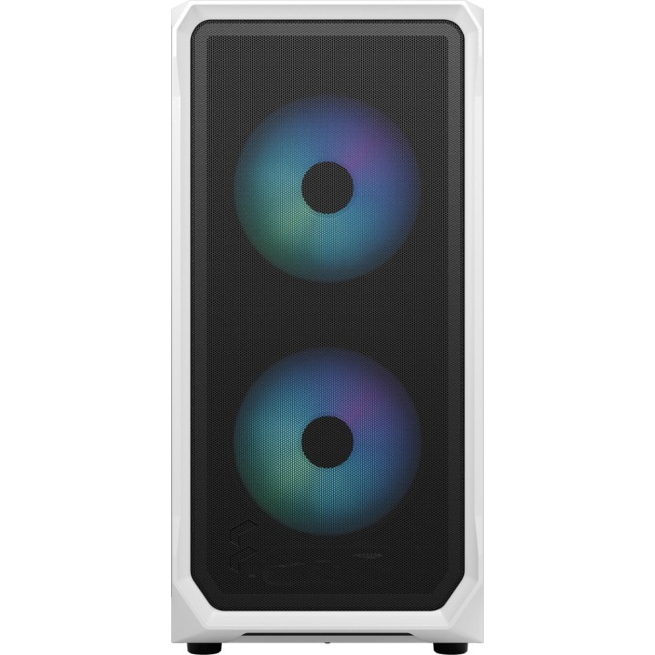 FRACTAL DESIGN Félatornyos PC-ház edzett üveggel FOCUS 2-RGB
