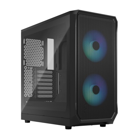 caixa de pc semitorre amb vidre temperat focus 2-rgb tg