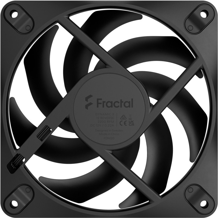 FRACTAL DESIGN Ventilador de caixa de PC com pás invertidos