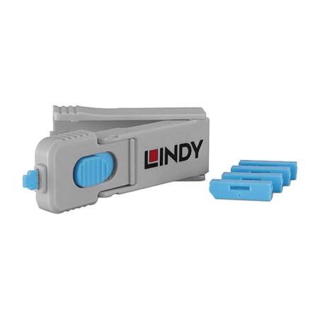 llave con 4 bloqueadores de puerto displayport-40324